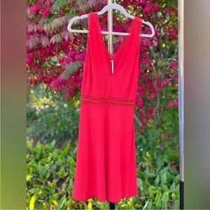 FREE PEOPLE red casual dress size small NWOT